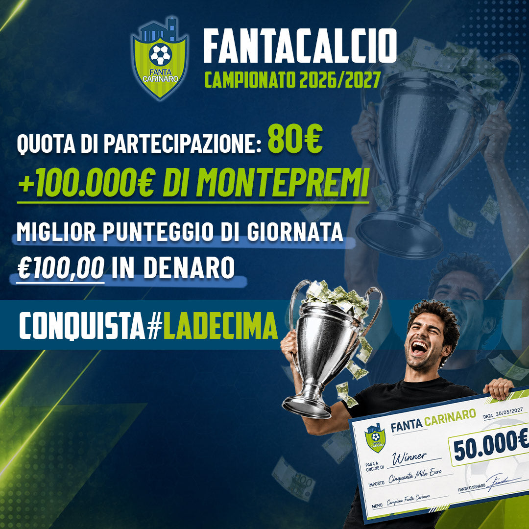 Iscrizione FantaCarinaro 2026/27